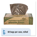 Stout® by Envision™ wholesale. Controlled Life-cycle Plastic Trash Bags, 30 Gal, 0.8 Mil, 30" X 36", Brown, 60-box. HSD Wholesale: Janitorial Supplies, Breakroom Supplies, Office Supplies.