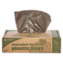 Stout® by Envision™ wholesale. Controlled Life-cycle Plastic Trash Bags, 30 Gal, 0.8 Mil, 30" X 36", Brown, 60-box. HSD Wholesale: Janitorial Supplies, Breakroom Supplies, Office Supplies.
