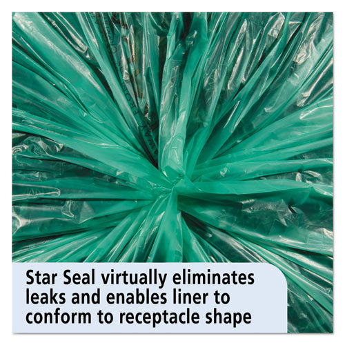 Stout® by Envision™ wholesale. Controlled Life-cycle Plastic Trash Bags, 33 Gal, 1.1 Mil, 33" X 40", Green, 40-box. HSD Wholesale: Janitorial Supplies, Breakroom Supplies, Office Supplies.