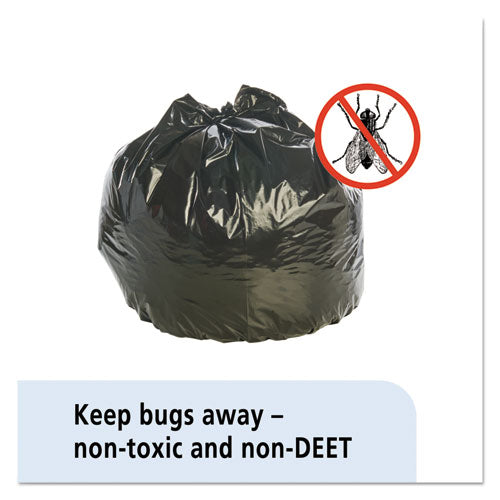 Stout® by Envision™ wholesale. Insect-repellent Trash Bags, 30 Gal, 2 Mil, 33" X 40", Black, 90-box. HSD Wholesale: Janitorial Supplies, Breakroom Supplies, Office Supplies.