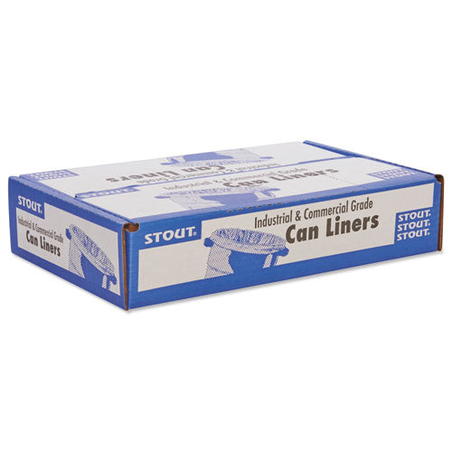 Stout® by Envision™ wholesale. Total Recycled Content Plastic Trash Bags, 10 Gal, 1 Mil, 24" X 24", Brown-black, 250-carton. HSD Wholesale: Janitorial Supplies, Breakroom Supplies, Office Supplies.