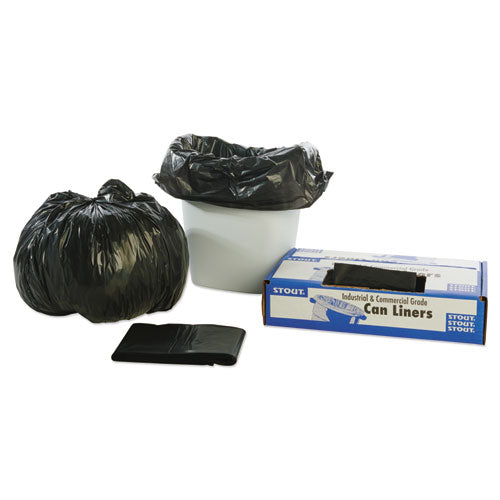 Stout® by Envision™ wholesale. Total Recycled Content Plastic Trash Bags, 10 Gal, 1 Mil, 24" X 24", Brown-black, 250-carton. HSD Wholesale: Janitorial Supplies, Breakroom Supplies, Office Supplies.