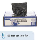Stout® by Envision™ wholesale. Total Recycled Content Plastic Trash Bags, 60 Gal, 1.5 Mil, 36" X 58", Brown-black, 100-carton. HSD Wholesale: Janitorial Supplies, Breakroom Supplies, Office Supplies.