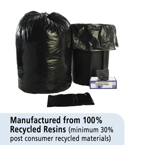 Stout® by Envision™ wholesale. Total Recycled Content Plastic Trash Bags, 60 Gal, 1.5 Mil, 36" X 58", Brown-black, 100-carton. HSD Wholesale: Janitorial Supplies, Breakroom Supplies, Office Supplies.