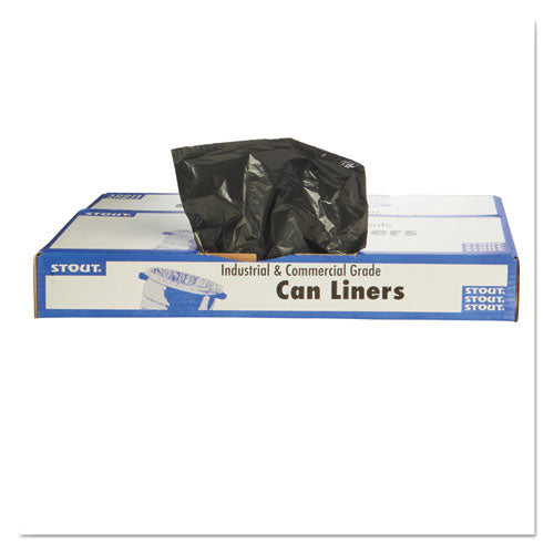 Stout® by Envision™ wholesale. Total Recycled Content Plastic Trash Bags, 60 Gal, 1.5 Mil, 38" X 60", Brown-black, 100-carton. HSD Wholesale: Janitorial Supplies, Breakroom Supplies, Office Supplies.