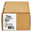 Tidy Girl™ wholesale. Plastic Feminine Hygiene Disposal Bag Dispenser, Gray. HSD Wholesale: Janitorial Supplies, Breakroom Supplies, Office Supplies.