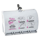 Tidy Girl™ wholesale. Plastic Feminine Hygiene Disposal Bag Dispenser, Gray. HSD Wholesale: Janitorial Supplies, Breakroom Supplies, Office Supplies.