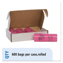 Load image into Gallery viewer, Tidy Girl™ wholesale. Feminine Hygiene Sanitary Disposal Bags, 4&quot; X 10&quot;, Natural, 600-carton. HSD Wholesale: Janitorial Supplies, Breakroom Supplies, Office Supplies.