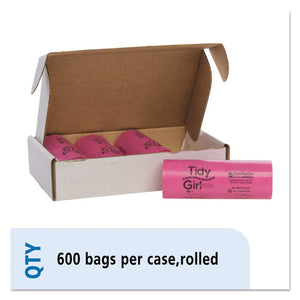 Tidy Girl™ wholesale. Feminine Hygiene Sanitary Disposal Bags, 4" X 10", Natural, 600-carton. HSD Wholesale: Janitorial Supplies, Breakroom Supplies, Office Supplies.