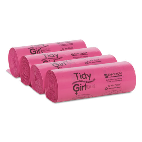 Tidy Girl™ wholesale. Feminine Hygiene Sanitary Disposal Bags, 4" X 10", Natural, 600-carton. HSD Wholesale: Janitorial Supplies, Breakroom Supplies, Office Supplies.