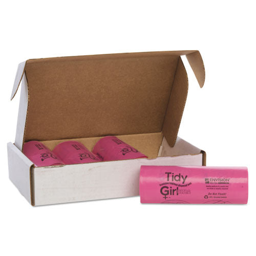 Tidy Girl™ wholesale. Feminine Hygiene Sanitary Disposal Bags, 4" X 10", Natural, 600-carton. HSD Wholesale: Janitorial Supplies, Breakroom Supplies, Office Supplies.