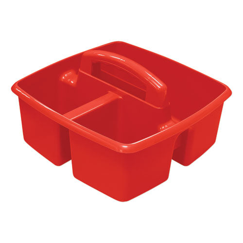 Storex wholesale. Small Art Caddies, 3 Sections, 9.25" X 9.25" X 5.25", Assorted Colors, 5-pack. HSD Wholesale: Janitorial Supplies, Breakroom Supplies, Office Supplies.