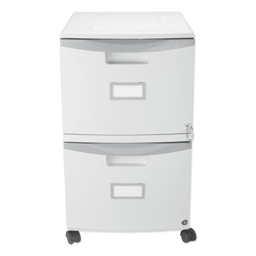Storex wholesale. Two-drawer Mobile Filing Cabinet, 14.75w X 18.25d X 26h, Gray. HSD Wholesale: Janitorial Supplies, Breakroom Supplies, Office Supplies.