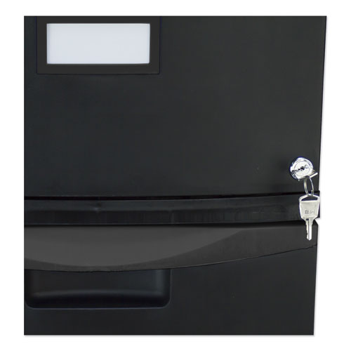Storex wholesale. Two-drawer Mobile Filing Cabinet, 14.75w X 18.25d X 26h, Black. HSD Wholesale: Janitorial Supplies, Breakroom Supplies, Office Supplies.