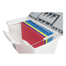 Storex wholesale. Portable Letter-legal Filebox With Organizer Lid, Letter-legal Files, 14.5" X 10.5" X 12", Clear-silver. HSD Wholesale: Janitorial Supplies, Breakroom Supplies, Office Supplies.
