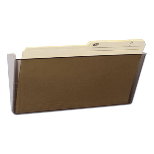 Storex wholesale. Wall File, Legal, 16 X 7, Single Pocket, Smoke. HSD Wholesale: Janitorial Supplies, Breakroom Supplies, Office Supplies.