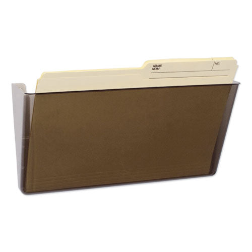 Storex wholesale. Wall File, Letter, 13 X 7, Single Pocket, Smoke. HSD Wholesale: Janitorial Supplies, Breakroom Supplies, Office Supplies.