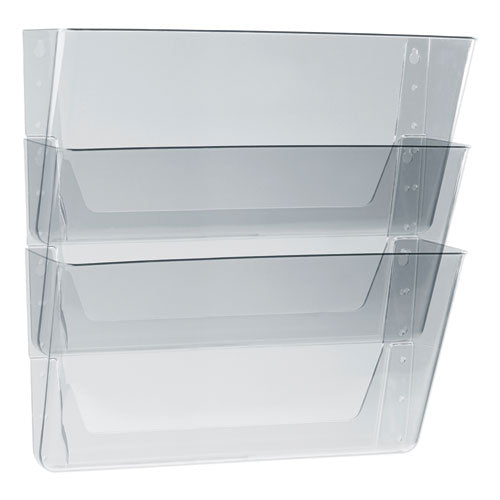 Storex wholesale. Wall File, Legal 16 X 14, Three Pocket, Clear. HSD Wholesale: Janitorial Supplies, Breakroom Supplies, Office Supplies.