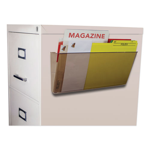Storex wholesale. Unbreakable Magnetic Wall File, Letter-legal, 16 X 7, Single Pocket, Smoke. HSD Wholesale: Janitorial Supplies, Breakroom Supplies, Office Supplies.