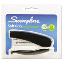 Swingline® wholesale. Swingline Soft Grip Half Strip Hand Stapler, 20-sheet Capacity, Black. HSD Wholesale: Janitorial Supplies, Breakroom Supplies, Office Supplies.
