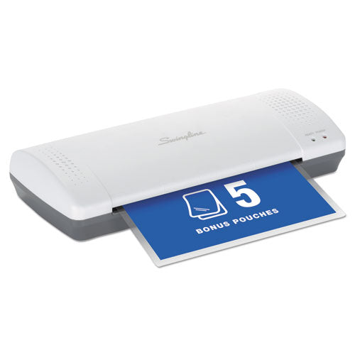 GBC® wholesale. Inspire Plus Thermal Pouch Laminator, 9" Max Document Width, 5 Mil Max Document Thickness. HSD Wholesale: Janitorial Supplies, Breakroom Supplies, Office Supplies.