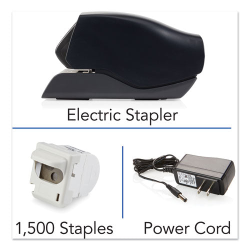 Swingline® wholesale. Swingline Desktop Cartridge Electric Stapler With Led Guide, 25-sheet Capacity, Black. HSD Wholesale: Janitorial Supplies, Breakroom Supplies, Office Supplies.