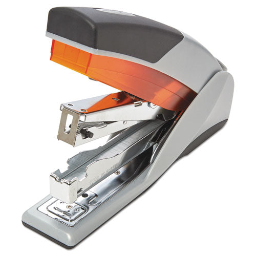 Swingline® wholesale. Swingline Optima 25 Reduced Effort Stapler, 25-sheet Capacity, Gray-orange. HSD Wholesale: Janitorial Supplies, Breakroom Supplies, Office Supplies.