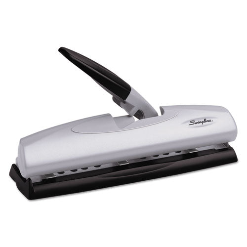 Swingline® wholesale. Swingline 20-sheet Lighttouch Desktop Two-to-seven-hole Punch, 9-32" Holes, Silver-black. HSD Wholesale: Janitorial Supplies, Breakroom Supplies, Office Supplies.