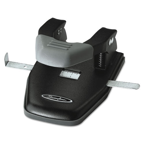 Swingline® wholesale. Swingline 28-sheet Comfort Handle Steel Two-hole Punch, 1-4" Holes, Black-gray. HSD Wholesale: Janitorial Supplies, Breakroom Supplies, Office Supplies.