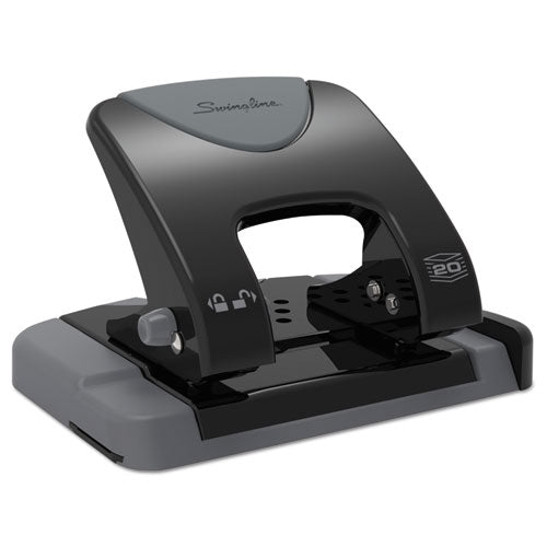 Swingline® wholesale. Swingline 20-sheet Smarttouch Two-hole Punch, 9-32" Holes, Black-gray. HSD Wholesale: Janitorial Supplies, Breakroom Supplies, Office Supplies.