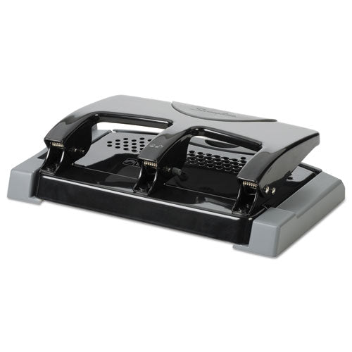 Swingline® wholesale. Swingline 45-sheet Smarttouch Three-hole Punch, 9-32" Holes, Black-gray. HSD Wholesale: Janitorial Supplies, Breakroom Supplies, Office Supplies.