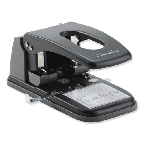 Swingline® wholesale. Swingline 100-sheet High Capacity 2-hole Punch, Fixed Centers, 9-32" Holes, Black-gray. HSD Wholesale: Janitorial Supplies, Breakroom Supplies, Office Supplies.