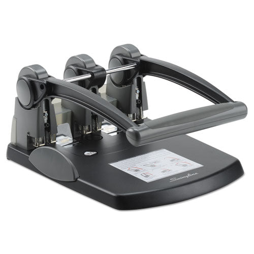Swingline® wholesale. Swingline 300-sheet Extra High-capacity Three-hole Punch, 9-32" Holes, Black-gray. HSD Wholesale: Janitorial Supplies, Breakroom Supplies, Office Supplies.