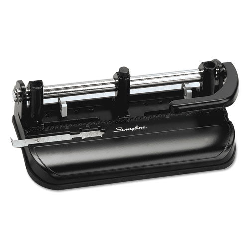 Swingline® wholesale. Swingline 32-sheet Lever Handle Two-to-seven-hole Punch, 9-32" Holes, Black. HSD Wholesale: Janitorial Supplies, Breakroom Supplies, Office Supplies.