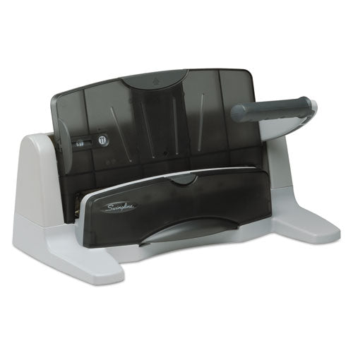 Swingline® wholesale. Swingline 40-sheet Lighttouch Two-to-seven-hole Punch, 9-32" Holes, Black-gray. HSD Wholesale: Janitorial Supplies, Breakroom Supplies, Office Supplies.