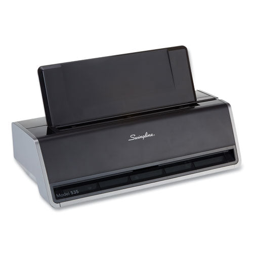 Swingline® wholesale. Swingline 28-sheet Commercial Electric Three-hole Punch, 9-32" Holes, Silver - Platinum. HSD Wholesale: Janitorial Supplies, Breakroom Supplies, Office Supplies.