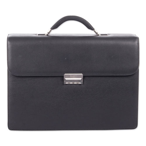 Swiss Mobility wholesale. Milestone Briefcase, Holds Laptops 15.6", 5" X 5" X 12", Black. HSD Wholesale: Janitorial Supplies, Breakroom Supplies, Office Supplies.