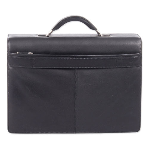 Swiss Mobility wholesale. Milestone Briefcase, Holds Laptops 15.6", 5" X 5" X 12", Black. HSD Wholesale: Janitorial Supplies, Breakroom Supplies, Office Supplies.