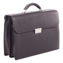 Swiss Mobility wholesale. Milestone Briefcase, Holds Laptops, 15.6", 5" X 5" X 12", Brown. HSD Wholesale: Janitorial Supplies, Breakroom Supplies, Office Supplies.