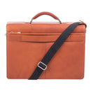 Swiss Mobility wholesale. Milestone Briefcase, Holds Laptops 15.6", 5" X 5" X 12", Cognac. HSD Wholesale: Janitorial Supplies, Breakroom Supplies, Office Supplies.