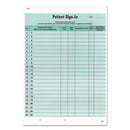 Tabbies® wholesale. Patient Sign-in Label Forms, 8 1-2 X 11 5-8, 125 Sheets-pack, Green. HSD Wholesale: Janitorial Supplies, Breakroom Supplies, Office Supplies.
