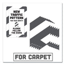 Tabbies® wholesale. Besafe Carpet Decals, New Traffic Pattern For Your Safety; Please Follow The Signs, 12 X 18, White-gray, 7-pack. HSD Wholesale: Janitorial Supplies, Breakroom Supplies, Office Supplies.