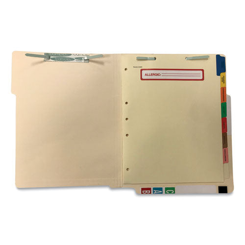 Tabbies® wholesale. Side Tab Medical Chart Divider Sets, 8-tab, Assorted Medical, 11 X 9, Manila, 40 Sets. HSD Wholesale: Janitorial Supplies, Breakroom Supplies, Office Supplies.