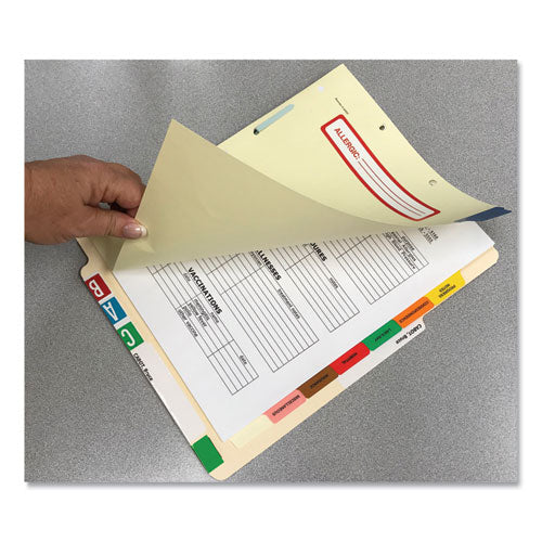 Tabbies® wholesale. Side Tab Medical Chart Divider Sets, 8-tab, Assorted Medical, 11 X 9, Manila, 40 Sets. HSD Wholesale: Janitorial Supplies, Breakroom Supplies, Office Supplies.