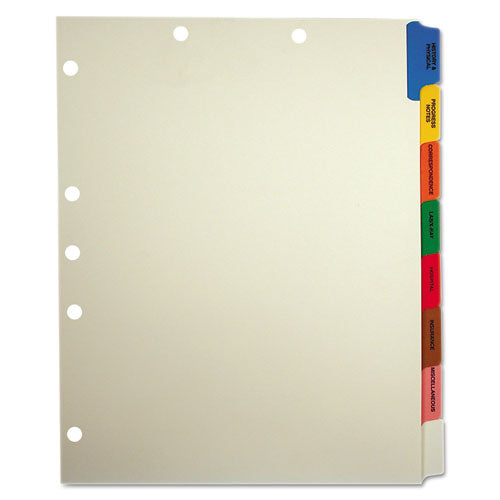 Tabbies® wholesale. Side Tab Medical Chart Divider Sets, 8-tab, Assorted Medical, 11 X 9, Manila, 40 Sets. HSD Wholesale: Janitorial Supplies, Breakroom Supplies, Office Supplies.