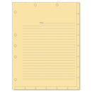 Tabbies® wholesale. Medical Chart Index Divider Sheets, 11 X 8.5, Manila, 400-box. HSD Wholesale: Janitorial Supplies, Breakroom Supplies, Office Supplies.
