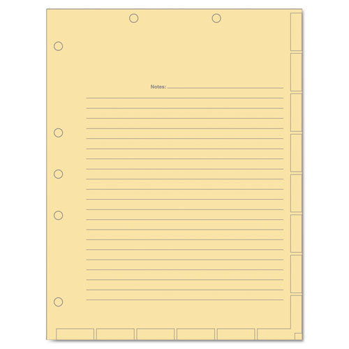 Tabbies® wholesale. Medical Chart Index Divider Sheets, 11 X 8.5, Manila, 400-box. HSD Wholesale: Janitorial Supplies, Breakroom Supplies, Office Supplies.