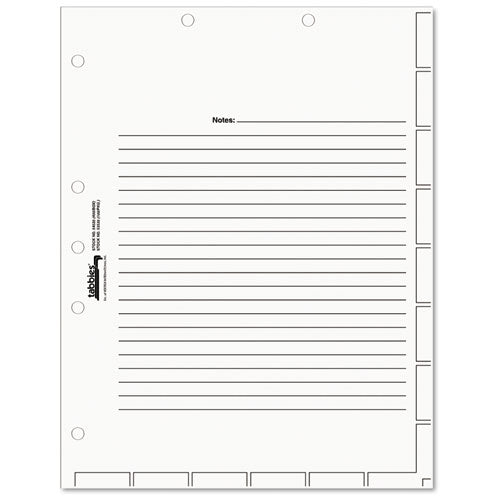 Tabbies® wholesale. Medical Chart Index Divider Sheets, 11 X 8.5, White, 400-box. HSD Wholesale: Janitorial Supplies, Breakroom Supplies, Office Supplies.