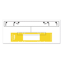 Load image into Gallery viewer, Tabbies® wholesale. File Pocket Handles, 9.63 X 2, Yellow-white, 4-sheet, 12 Sheets-pack. HSD Wholesale: Janitorial Supplies, Breakroom Supplies, Office Supplies.