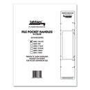 Tabbies® wholesale. File Pocket Handles, 9.63 X 2, Yellow-white, 4-sheet, 12 Sheets-pack. HSD Wholesale: Janitorial Supplies, Breakroom Supplies, Office Supplies.